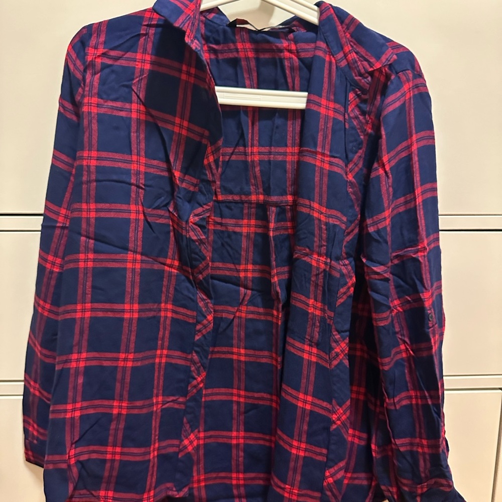 NWOT Zara plaid top